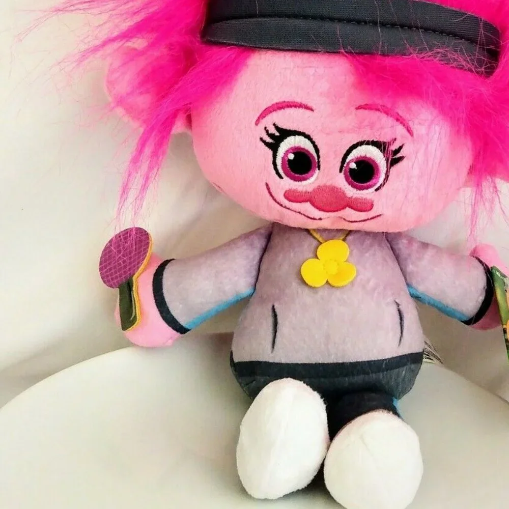 Dreamworks Trolls POPPY PLUSH DOLL Stylin' Hair Series